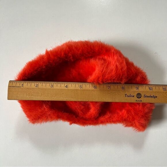 Free People ORANGE Camille Fuzzy Beret OS - Picture 6 of 9
